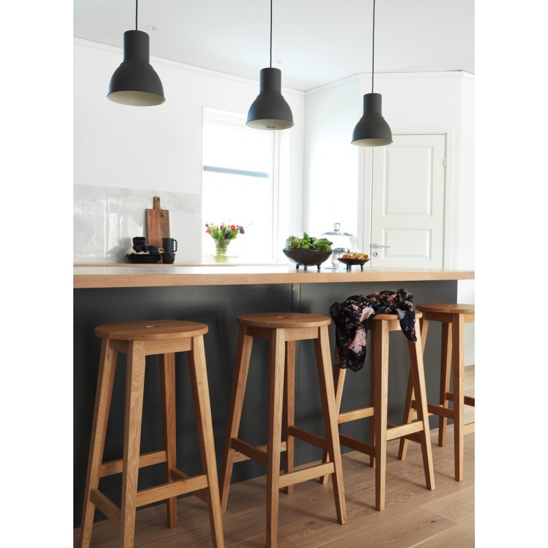 RO Met Bar Stool Oak